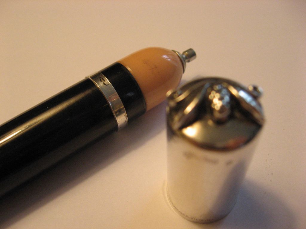 George Jensen Sterling & Bakelite Perfume Atomette George Jensen Sterling & Bakelite Perfume Atomette