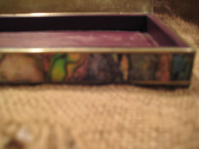 Vintage Abalone and Sterling Cigarette Case Handmade Mexico Vintage Abalone and Sterling Cigarette Case Handmade Mexico