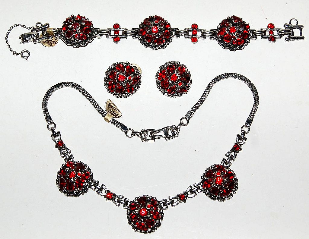 Vintage Barclay Demi Parure - Necklace and Earrings Vintage Barclay Demi Parure - Necklace and Earrings