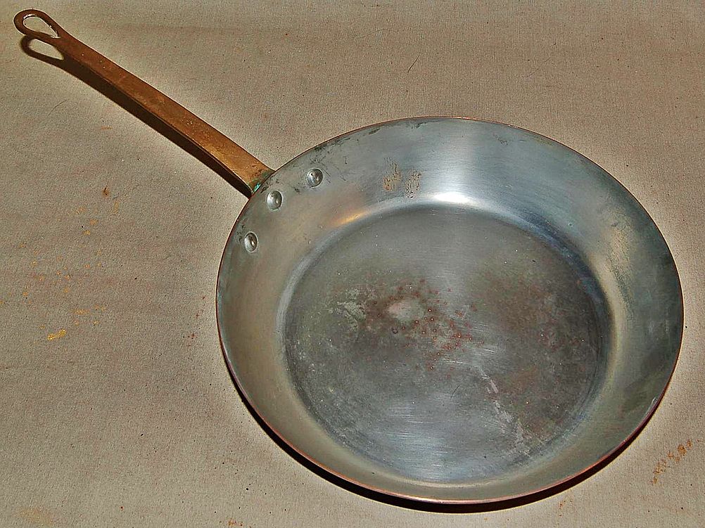 Vintage French Tinned Copper Saute' - Frypan Vintage French Tinned Copper Saute' - Frypan