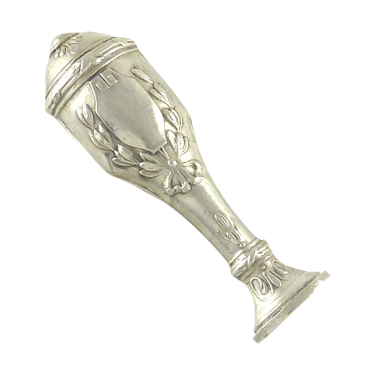 Antique Silver Letter Seal Wax Sceau French Import Antique Silver Letter Seal Wax Sceau French Import
