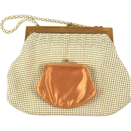 Vintage Metal Mesh Whiting & Davis Bag with Coin Purse Vintage Metal Mesh Whiting & Davis Bag with Coin Purse