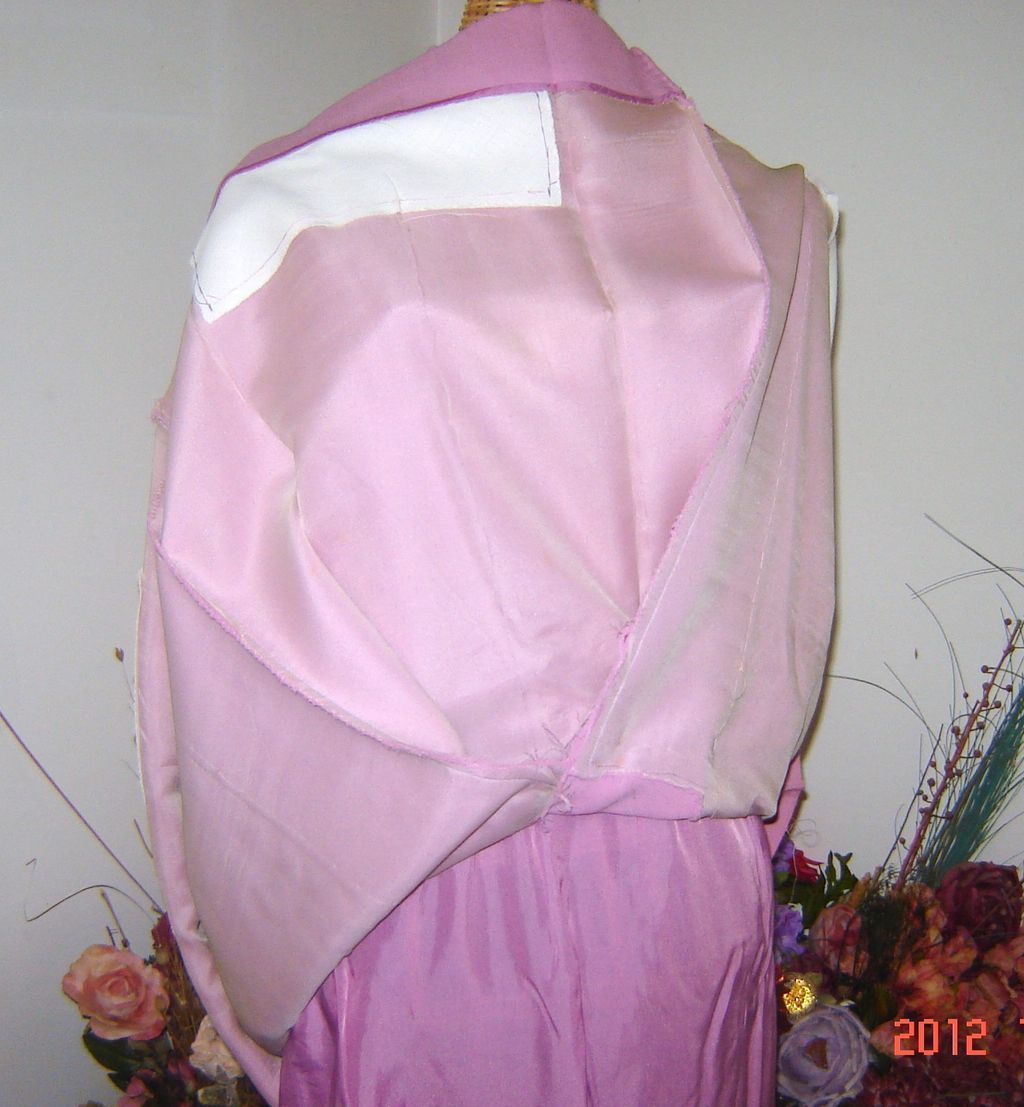 Vintage 1960s Rose Wool Balestra Roma Dress Cape Haute Couture Vintage 1960s Rose Wool Balestra Roma Dress Cape Haute Couture