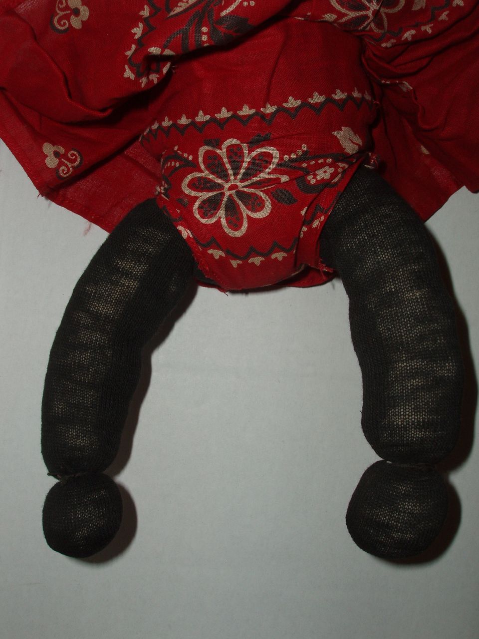 Folk Art, Primitive, Black Americana, Stockinette Doll Folk Art, Primitive, Black Americana, Stockinette Doll
