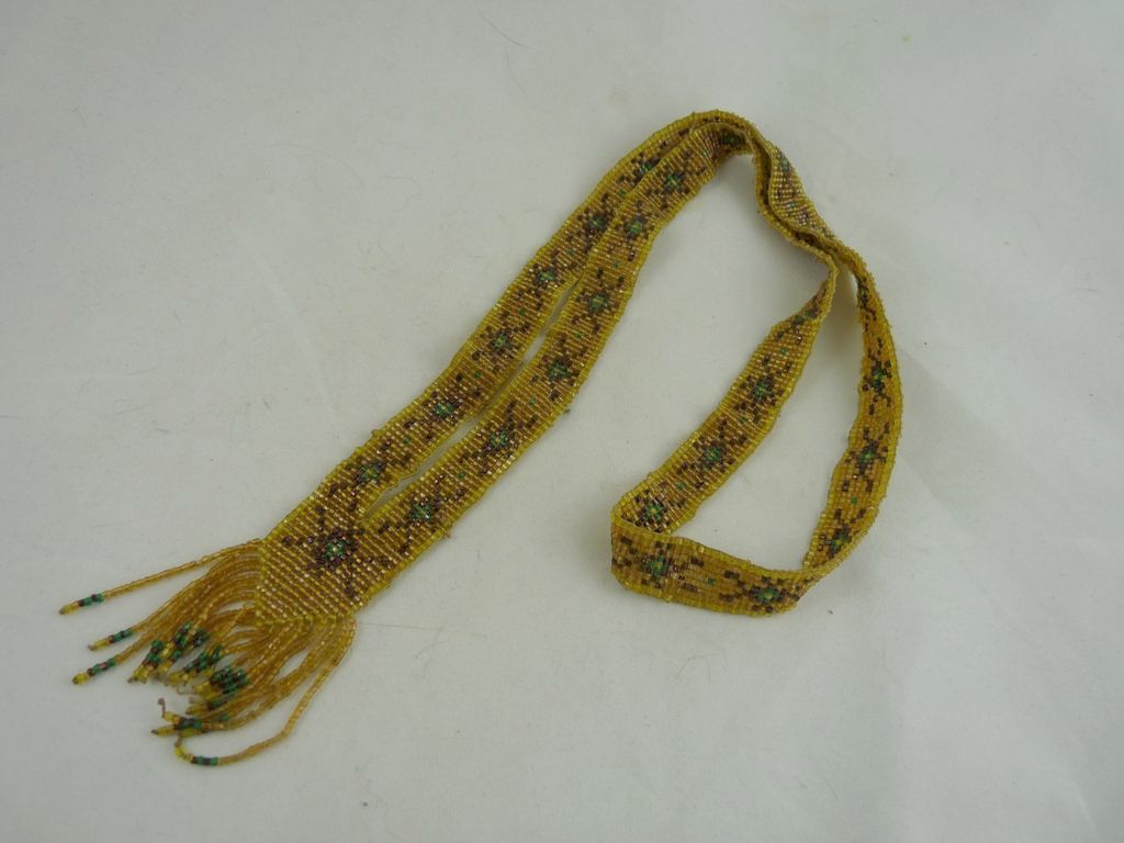 Art Deco Flapper Seed Bead Sautoir Necklace Art Deco Flapper Seed Bead Sautoir Necklace