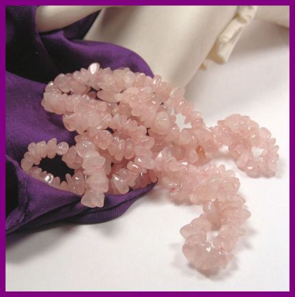 Rose Quartz Nugget Necklace Rose Quartz Nugget Necklace