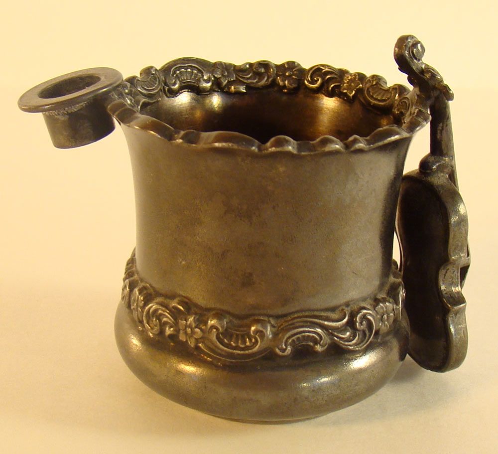 Silver Plated Toothpick Holder with Cello and Top Hat - 1880's Silver Plated Toothpick Holder with Cello and Top Hat - 1880's