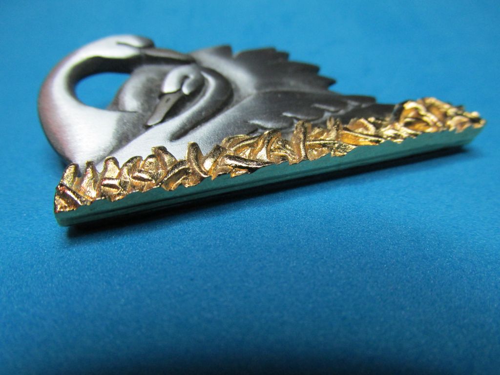 Mark Shields Pewter Swan Pin or Brooch Mark Shields Pewter Swan Pin or Brooch