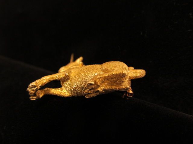 *On Hold For Nadia* Signed 18K Yellow Gold Unicorn 13.60 grams Vintage Brooch Pin With Ruby *On Hold For Nadia* Signed 18K Yellow Gold Unicorn 13.60 grams Vintage Brooch Pin With Ruby