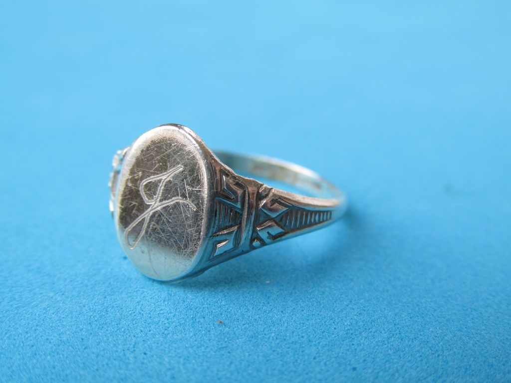 Signed McGrath Hamin Signet Sterling Ring Signed McGrath Hamin Signet Sterling Ring