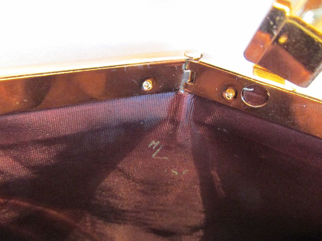 Harry Levine Brown Crushed Velvet Purse Harry Levine Brown Crushed Velvet Purse