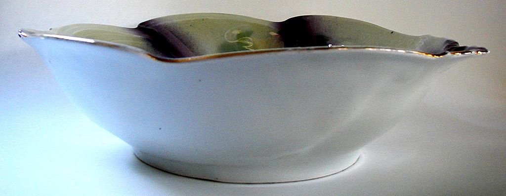 Antique Bowl Lustre Birds Germany Bavarian Purple Antique Bowl Lustre Birds Germany Bavarian Purple
