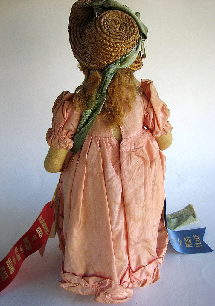 Doll Felt Lenci Type Magis Italy Straw Mouse Pantaloons Doll Felt Lenci Type Magis Italy Straw Mouse Pantaloons