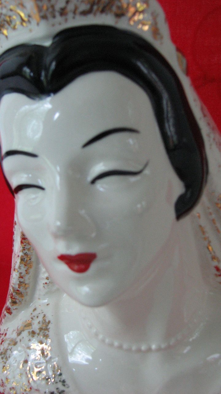 Head Vase Spanish Lady Tall Head Vase Spanish Lady Tall