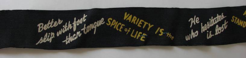 Vintage Belt Saying Princess Ann 1940s Vintage Belt Saying Princess Ann 1940s