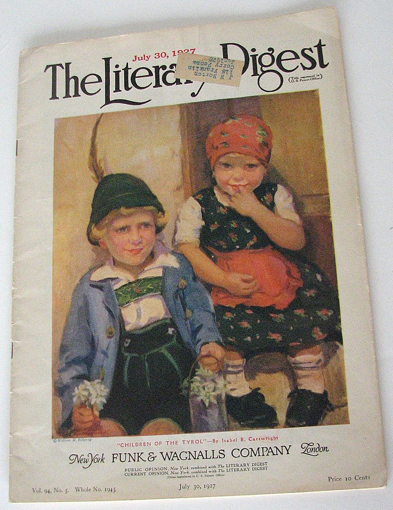 Vintage Magazine The Literary Digest July 30th. 1927 Vintage Magazine The Literary Digest July 30th. 1927