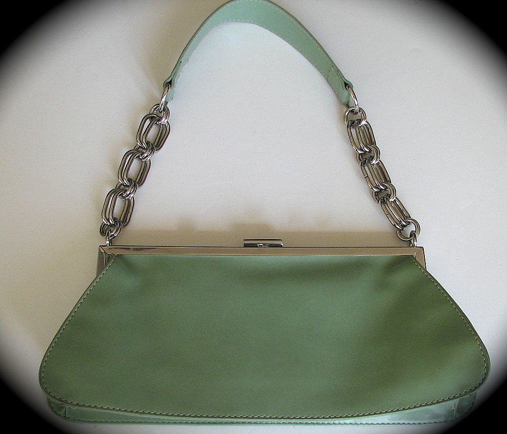 Purse Green Chain Nine West New Pistachio Purse Green Chain Nine West New Pistachio