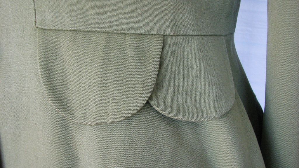 1940s Jacket Green Gabardine 1940s Jacket Green Gabardine