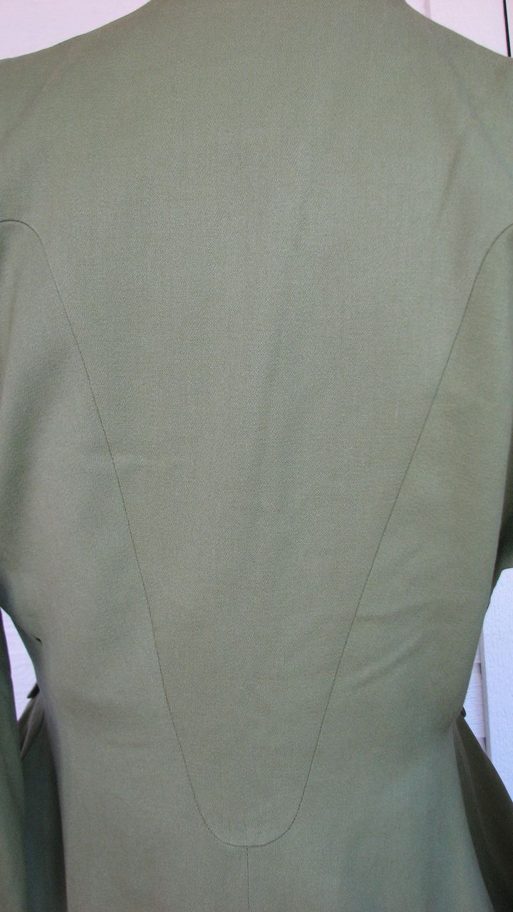 1940s Jacket Green Gabardine 1940s Jacket Green Gabardine
