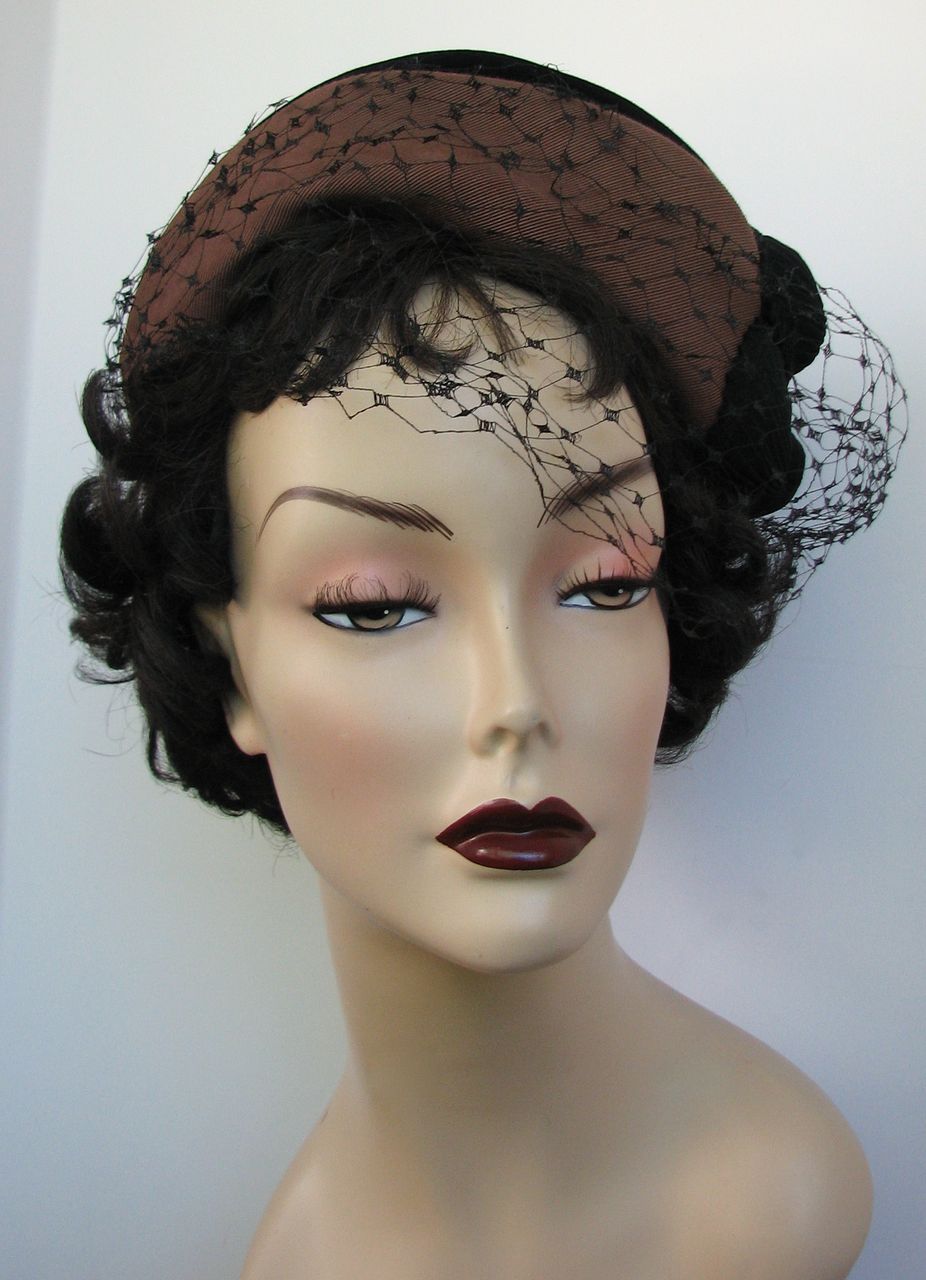 Hat Adele Claire Black Brown Hat Adele Claire Black Brown