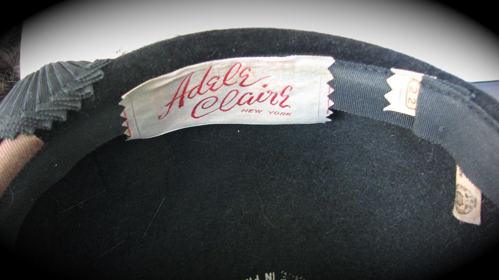 Hat Adele Claire Black Brown Hat Adele Claire Black Brown
