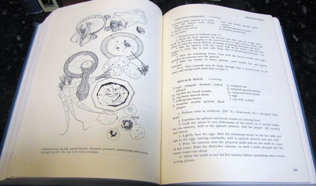 The New York Times Menu Cook Book by Craig Claiborne, 1st Ed, 1966 The New York Times Menu Cook Book by Craig Claiborne, 1st Ed, 1966