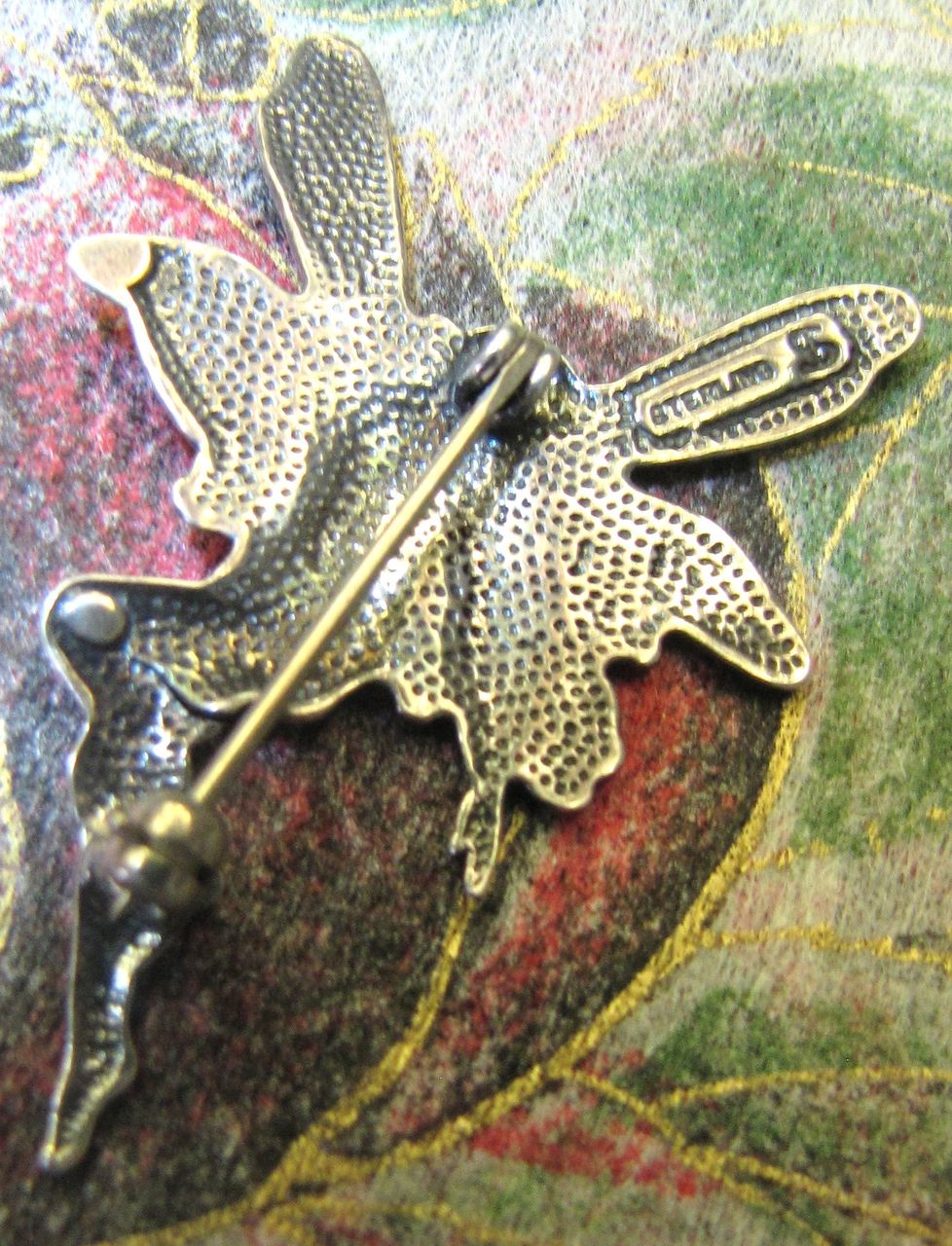 Beautiful Sterling Silver Flying Fairy Pin, So Pretty! Beautiful Sterling Silver Flying Fairy Pin, So Pretty!