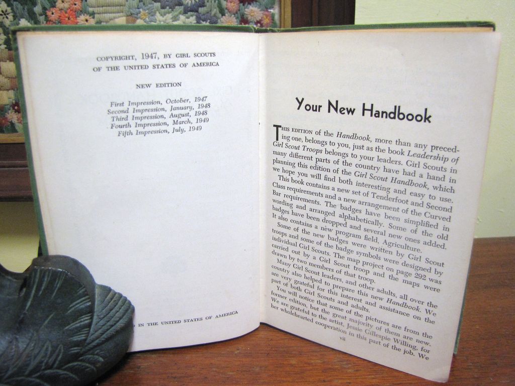 1949 Girl Scout Handbook Intermediate Program 1949 Girl Scout Handbook Intermediate Program