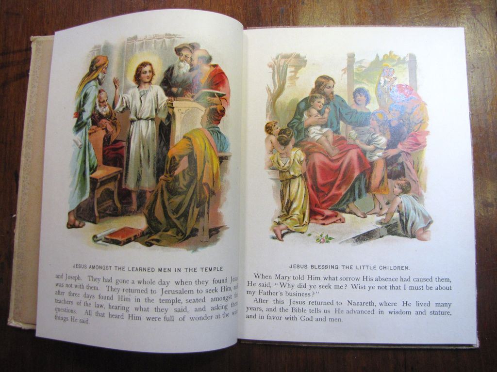 1907 New Testament Stories by McLoughlin Bros. N.Y. 1907 New Testament Stories by McLoughlin Bros. N.Y.
