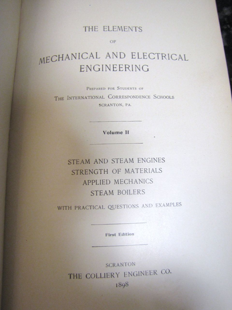 1898 Rare First Edition 4 Vol. Set,The Elements of Mechanical Engineering 1898 Rare First Edition 4 Vol. Set,The Elements of Mechanical Engineering