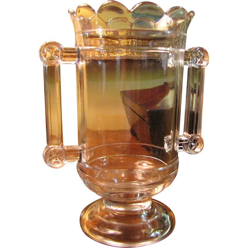 Victorian Aesthetic Period Celery Glass or Jar- 3 Part Molding Victorian Aesthetic Period Celery Glass or Jar- 3 Part Molding