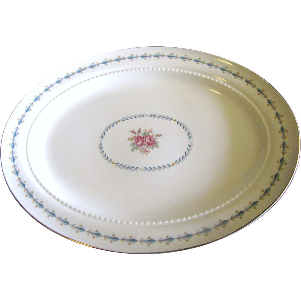 Harmony House Mount Vernon 13" Platter By Hall China Harmony House Mount Vernon 13" Platter By Hall China