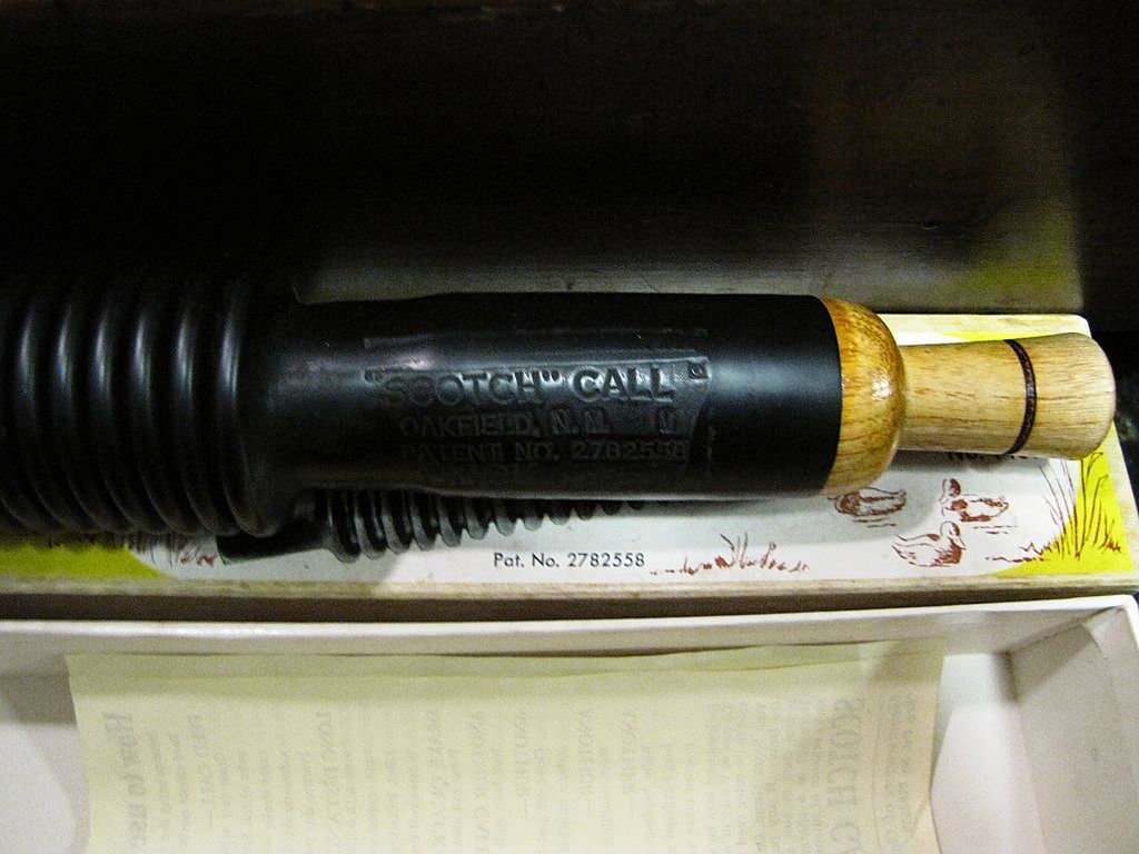 Vintage "Scotch" Duck Call from Scotch Game Call Company, Mint from