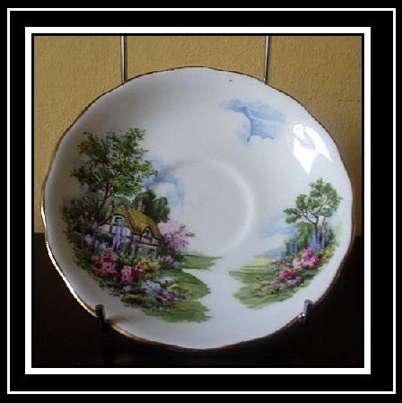 English Vintage Fine Bone China FOUR Cup & Saucer Companion Tea Set by Royal Vale English Vintage Fine Bone China FOUR Cup & Saucer Companion Tea Set by Royal Vale