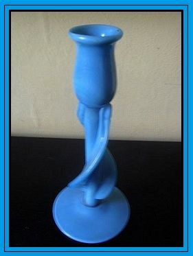 Art Nouveau Vitro porcelain Glass Study Of A Tulip Vase / Candle Holder Art Nouveau Vitro porcelain Glass Study Of A Tulip Vase / Candle Holder