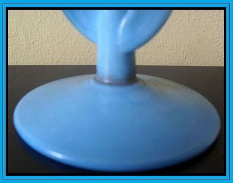 Art Nouveau Vitro porcelain Glass Study Of A Tulip Vase / Candle Holder Art Nouveau Vitro porcelain Glass Study Of A Tulip Vase / Candle Holder
