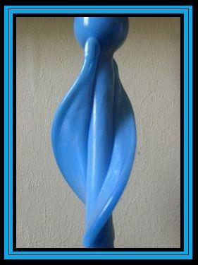 Art Nouveau Vitro porcelain Glass Study Of A Tulip Vase / Candle Holder Art Nouveau Vitro porcelain Glass Study Of A Tulip Vase / Candle Holder