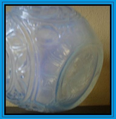 Original French 1930s Art Deco Opalescent Glass Vase. Superb Throughout! Original French 1930s Art Deco Opalescent Glass Vase. Superb Throughout!
