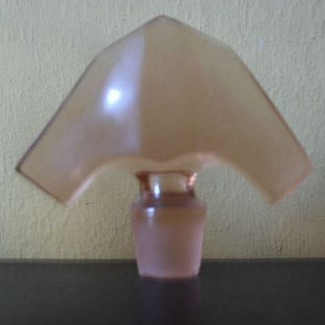 LARGE Czechoslovakian 1930's Art Deco Pink Glass Decanter by Stolzle. LARGE Czechoslovakian 1930's Art Deco Pink Glass Decanter by Stolzle.