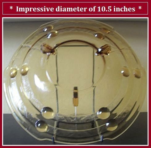 Fabulous 1930s Art Deco Amber Depression Glass Vase & Bowl - Dish Center Piece by Stolzle Fabulous 1930s Art Deco Amber Depression Glass Vase & Bowl - Dish Center Piece by Stolzle