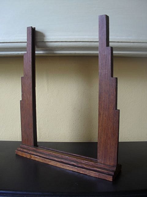 FAB 1930's English Art Deco Large Oak Wood Picture Photo Frame. FAB 1930's English Art Deco Large Oak Wood Picture Photo Frame.