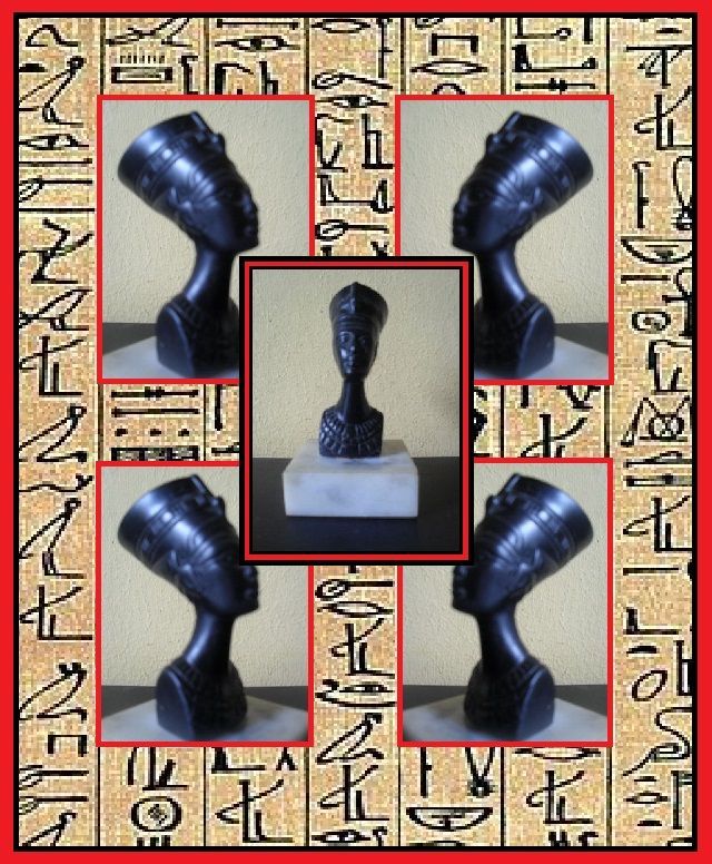 A Fine Vintage Bust Of Egyptian Queen Nefertiti. British Museum, England. c1970 A Fine Vintage Bust Of Egyptian Queen Nefertiti. British Museum, England. c1970