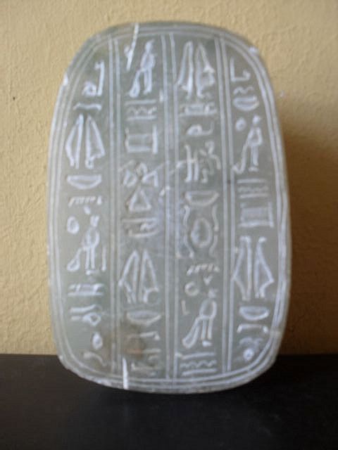 Egyptian Soapstone Hand Carved Large Scarab Beetle. Very Old. Egyptian Soapstone Hand Carved Large Scarab Beetle. Very Old.