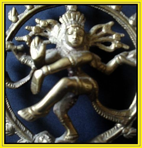 Natraj Lord Shiva, Hindu God Solid Brass Statue. c1988 Natraj Lord Shiva, Hindu God Solid Brass Statue. c1988