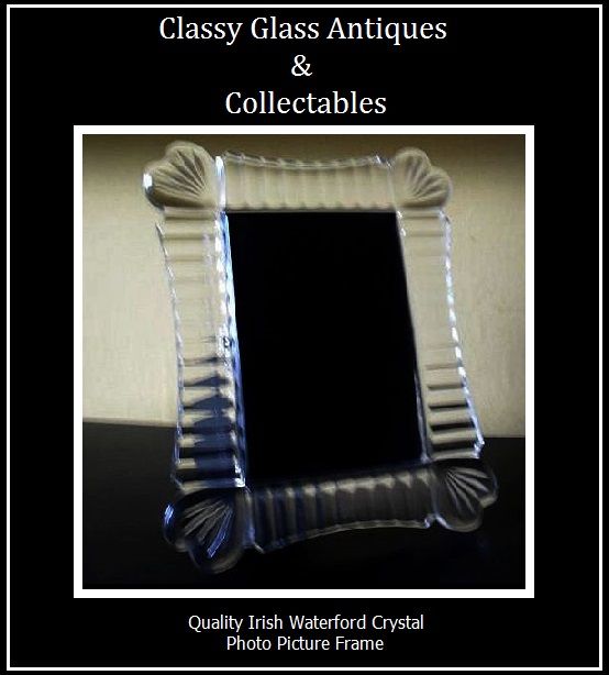 Irish Waterford Crystal Photo Picture Frame. Irish Waterford Crystal Photo Picture Frame.