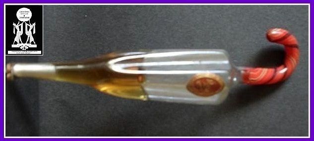 Exquisite Early 1900's German Hand Blown Glass Perfume Bottle. Boxed Exquisite Early 1900's German Hand Blown Glass Perfume Bottle. Boxed