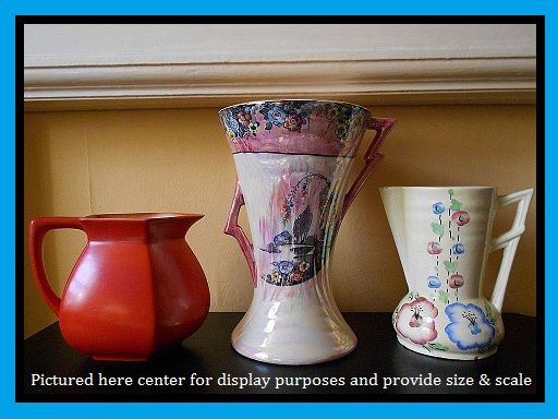 Fabulous Opal Lustre Pottery Jug Vase by Arthur Wood, England. Fabulous Opal Lustre Pottery Jug Vase by Arthur Wood, England.