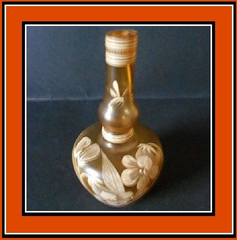 Exquisite Vintage Cameo Glass Vase circa 1880 - 1910 Exquisite Vintage Cameo Glass Vase circa 1880 - 1910