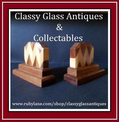 Stylish English Art Deco Hand Crafted Wooden Parquetry Book Ends Stylish English Art Deco Hand Crafted Wooden Parquetry Book Ends