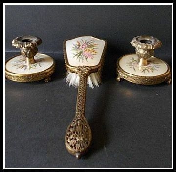 SALE PRICE! Tremendous SIX PIECE Vanity set / Dresser set. Regent, London. England SALE PRICE! Tremendous SIX PIECE Vanity set / Dresser set. Regent, London. England